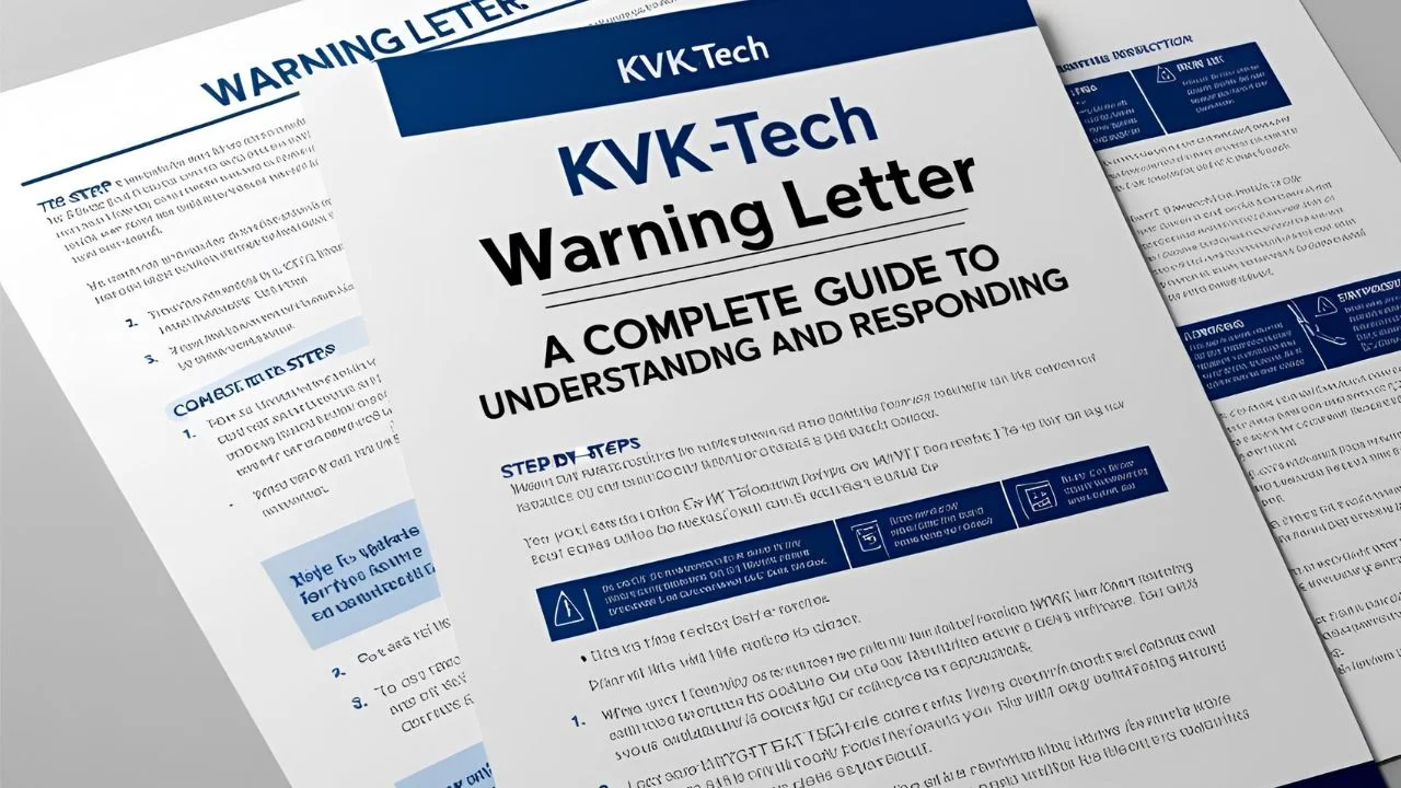 kvk-tech warning letter